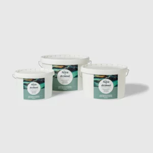 3 pots de peinture Eco Premium Mate Spéciale Plafond Blanche - 100% naturelle