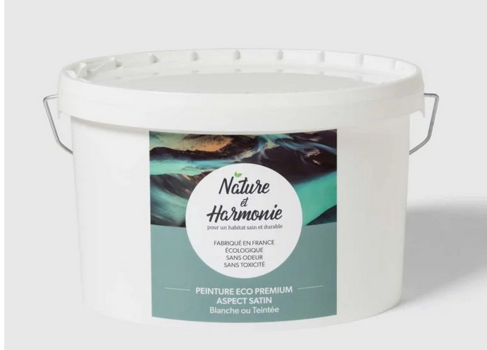 Peinture Eco Premium satin vendue par Natur'Ologis, magasin revendeur à Brunstatt-Mulhouse